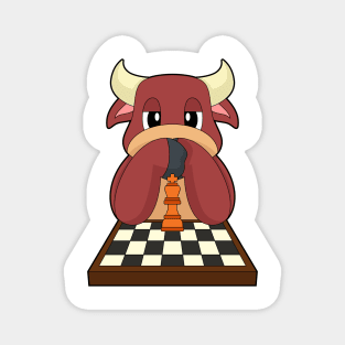 Bull Chessboard Chess Board game Magnet