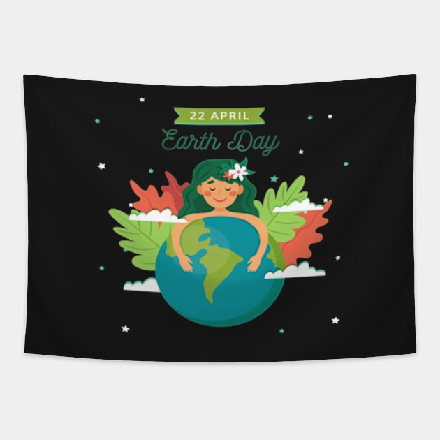 earth day t-shirt Gift 50th anniversary T-Shirt T-Shirt T-Shirt Tapestry by kedesign1