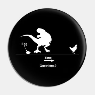 What came first? The chicken or the egg? Pin