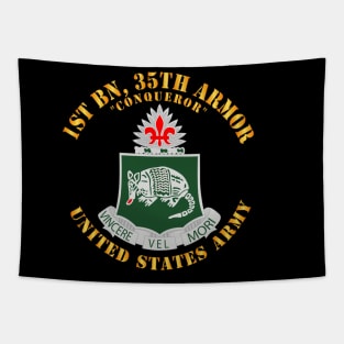 1st Bn, 35th Armor - Conqueror - Armor Branch X 300 Tapestry