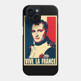 Napoleon Bonaparte Vive La France Pop Art Phone Case