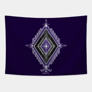Delicate Ace of Diamonds Tapestry