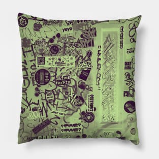 Urban Style Design Street Art NYC Pillow