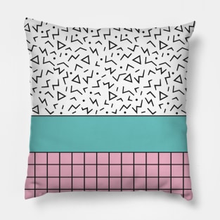 Memphis Pattern 36 / 80s Retro Pillow