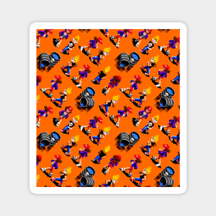 Zombies Ate My Neighbors pattern Magnet