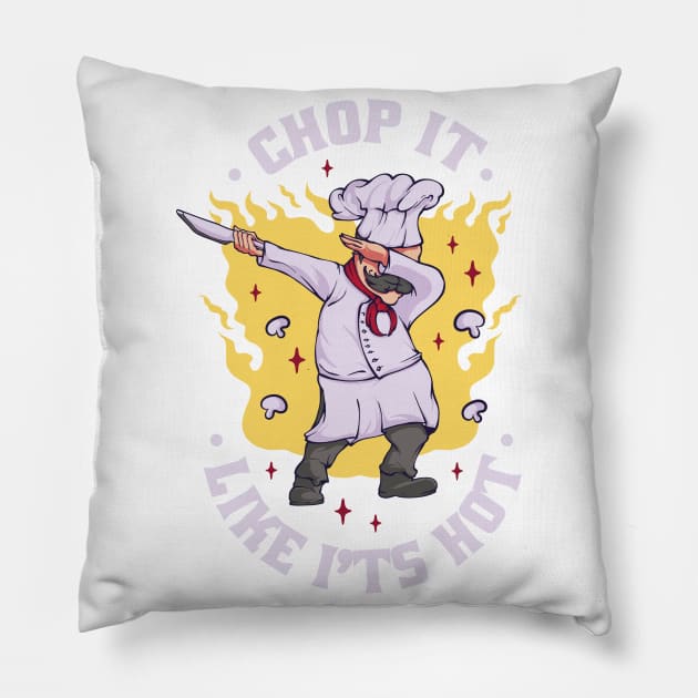 Chop It P R t shirt Pillow by LindenDesigns