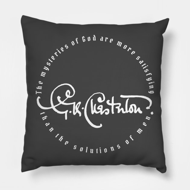 The Mysteries of God Pillow by The Commonplace