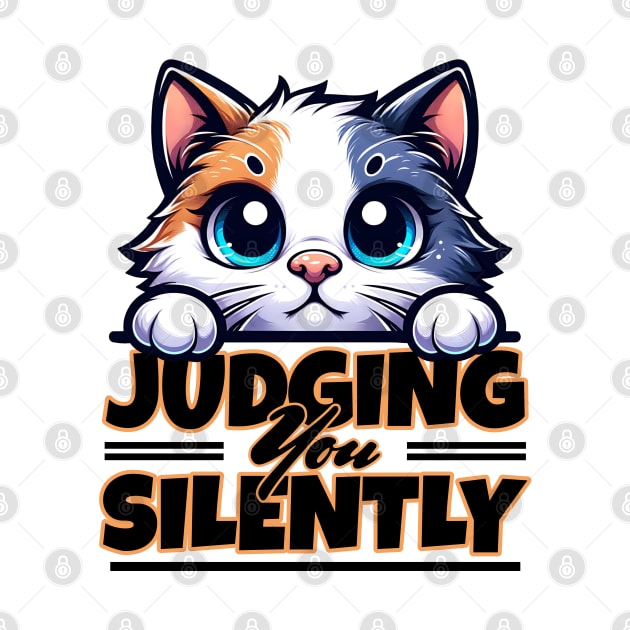 Judging You Silently Cat by BankaiChu