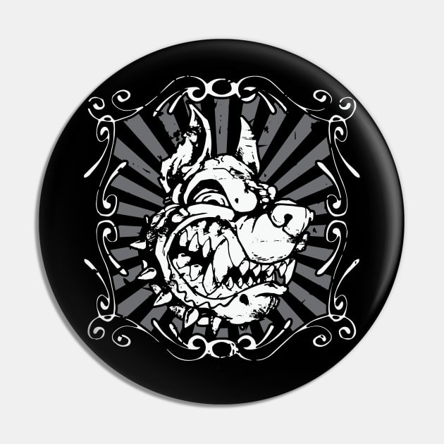 Mad Dog Pin by Laughin' Bones