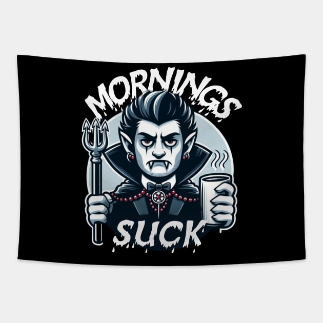 mornings suck Tapestry by Zitargane