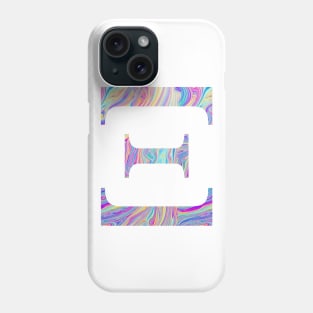 Xi Sorority Letter Sticker Phone Case