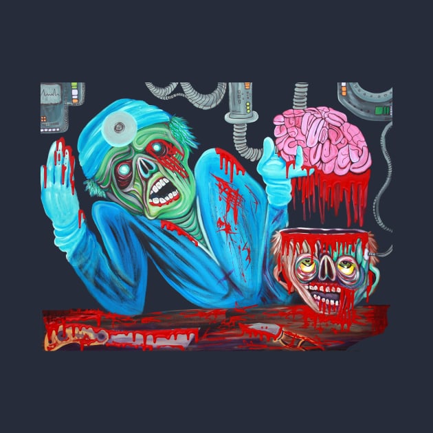 Zombie Brain Surgeon by barbosaart