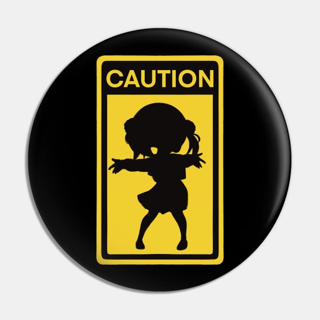 Warning sign - loli god’s Pin by witart.id