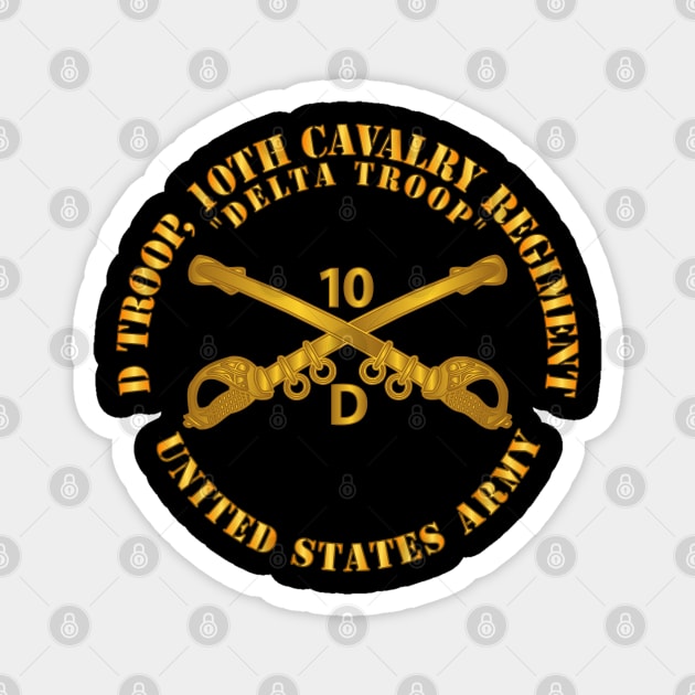 D Troop 10th Cav Regt  w Cav Br Magnet by twix123844