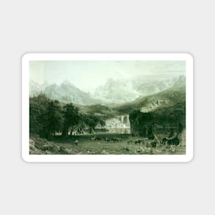 The Rocky Mountains, Lander's Peak by Albert Bierstadt Magnet