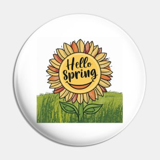 Hello spring Pin