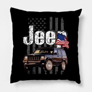 XJ-series Jeep Cherokee Jeepcar JEEP Flag Pillow