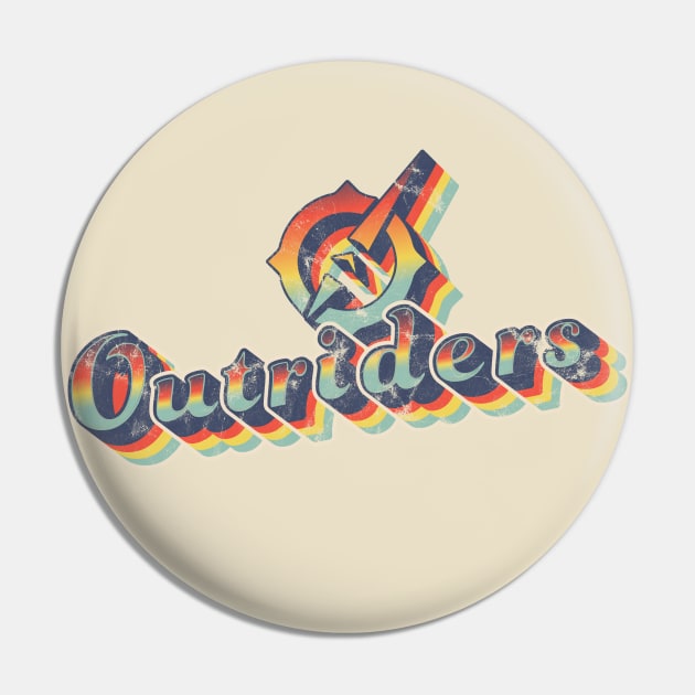 Outriders 2020 Vintage Pin by Hmus