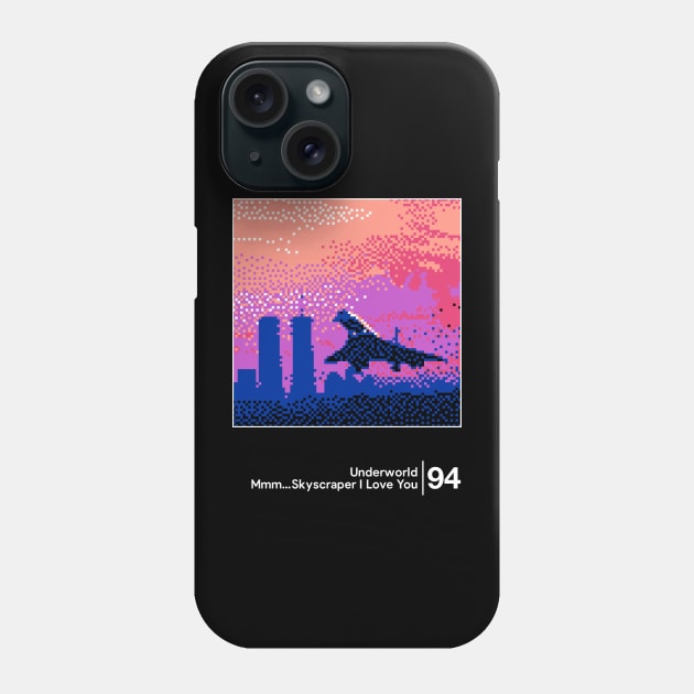 Underworld - Mmm... Skyscraper I Love You / Minimal Style Graphic Artwork Design Phone Case by saudade