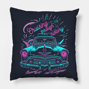 Cruising through history Pillow