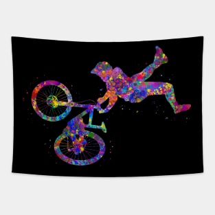 Downhill mountain bike freestyle Tapestry