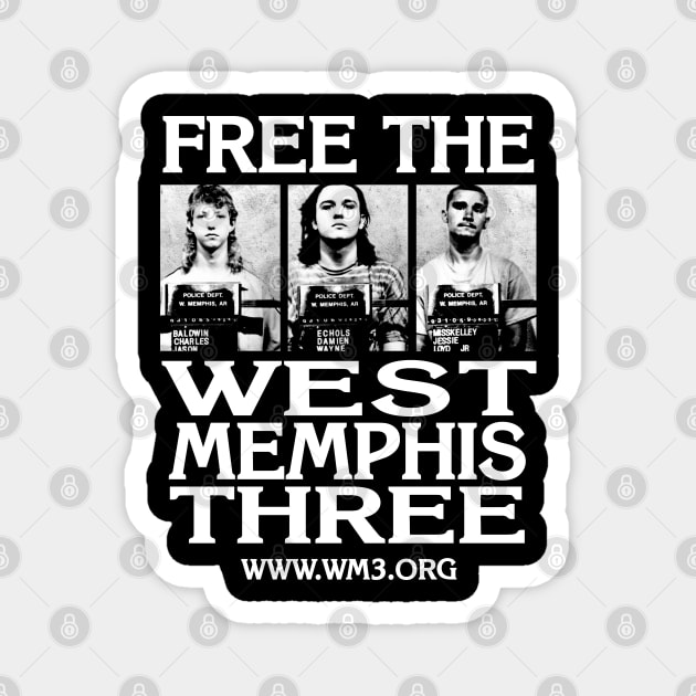 Free the West Memphis 3 Magnet by Chewbaccadoll