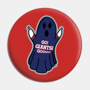 Ghost New York Giants Pin