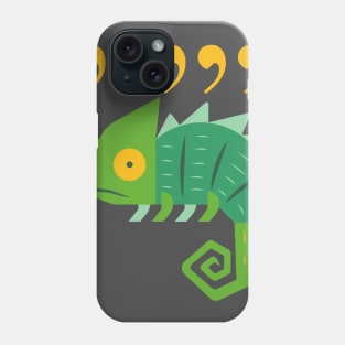 Comma Chameleon Puny shirt Phone Case