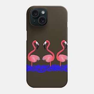 flamingos birds Phone Case