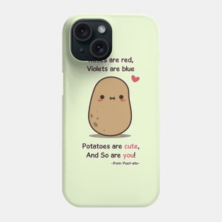 Cute Poet from Cute Potato Phone Case