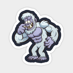 Cartoon Yeti Magnet