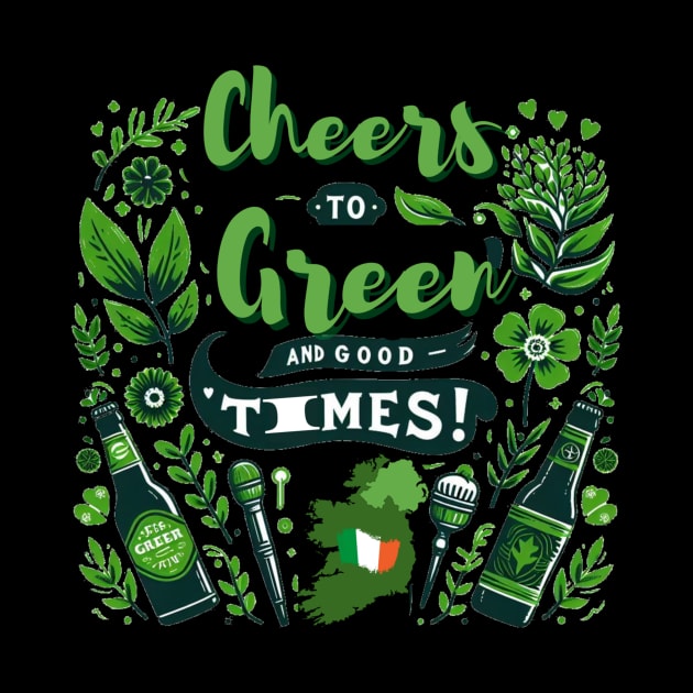 Cheers to Green and Good Times! by HALLSHOP