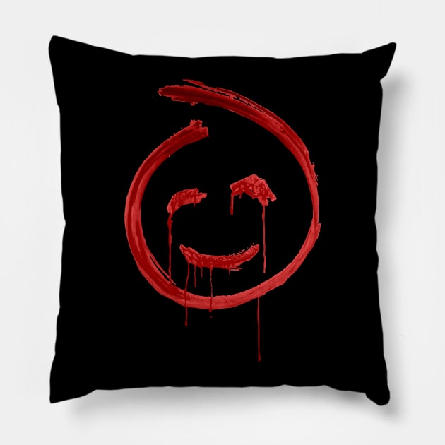 Red John symbol Pillow by RetroFreak