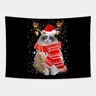 Ragdoll Cat Christmas Tapestry