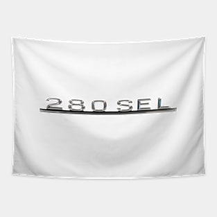 Mercedes Benz 280SEL Emblem Merchandise W108 W109 Tapestry