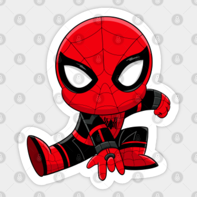 Spiderman Black Costume Fanart Superhero Avengers Marvel Spiderman Far From Home Spiderman Far From Home Sticker Teepublic