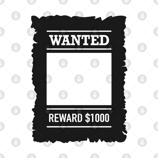 Most Wanted Reward Poster by THP Creative