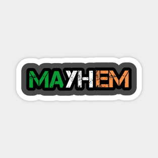 Mayhem Irish Version Magnet