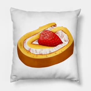 Strawberry Roll Pillow