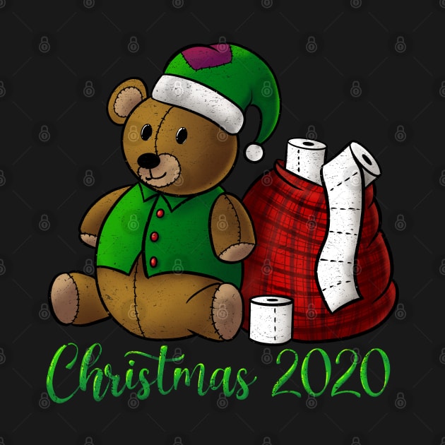 Christmas Toilet Paper Bear Funny Quarantine Christmas by HHT