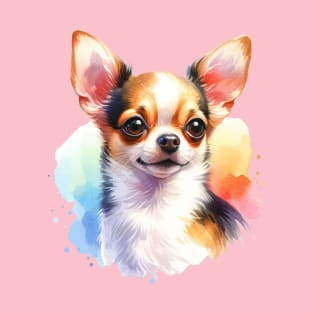 Chihuahua Watercolor Painting - Beautiful Dog T-Shirt