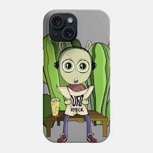 Alien surprised Phone Case