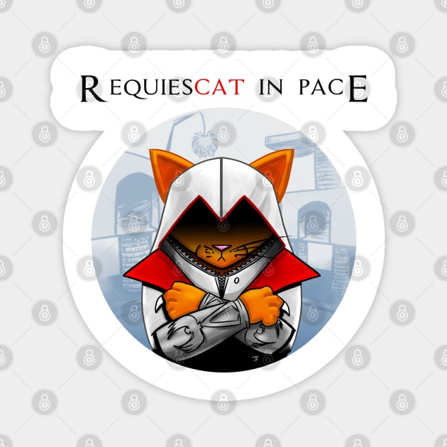 Assassin Cat Magnet by jasonyerface