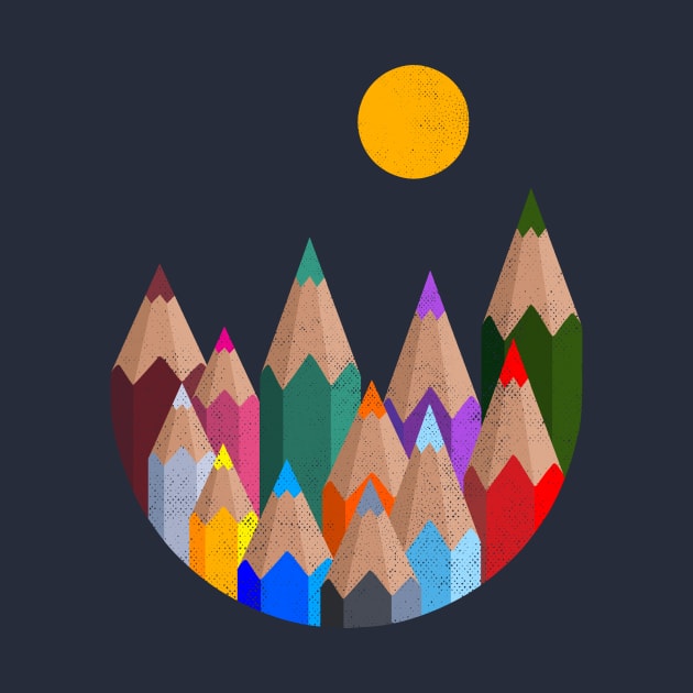 12 Color Mountains by kookylove