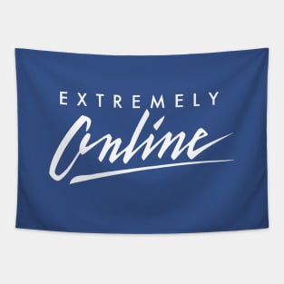 Extremely Online - 90's design Tapestry