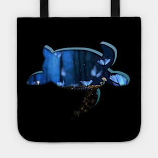 Sea Turtle Fantasy Butterfly Tote