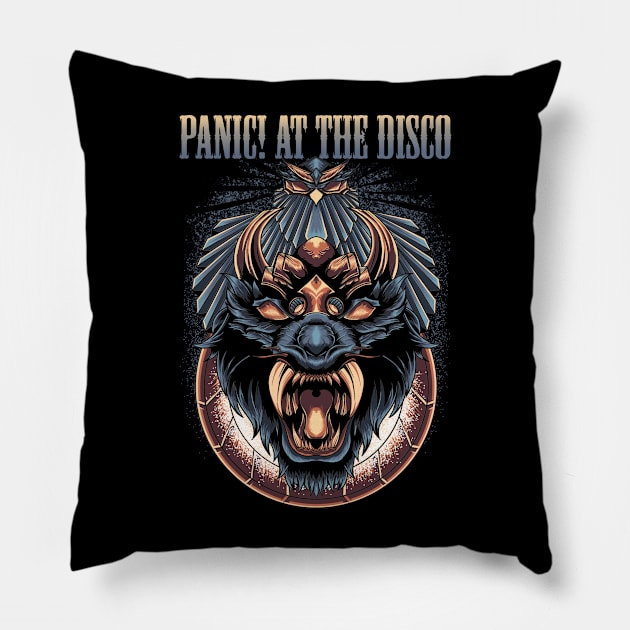 DISCO AT THE BAND Pillow by rackoto