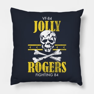 VF-84 Jolly Rogers (distressed) Pillow