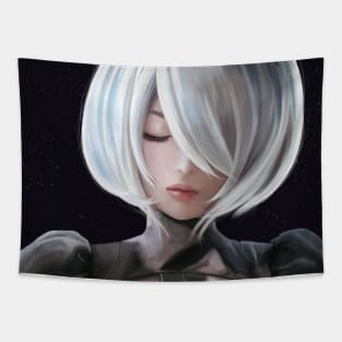 2B portrait Tapestry