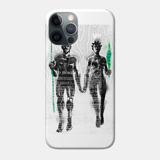 Zumbi & Dandara - Black Power - Phone Case